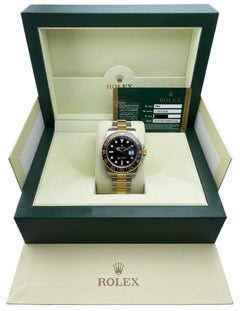 Rolex GMT Master II 116713LN Two Tone Mens Watch Box Papers