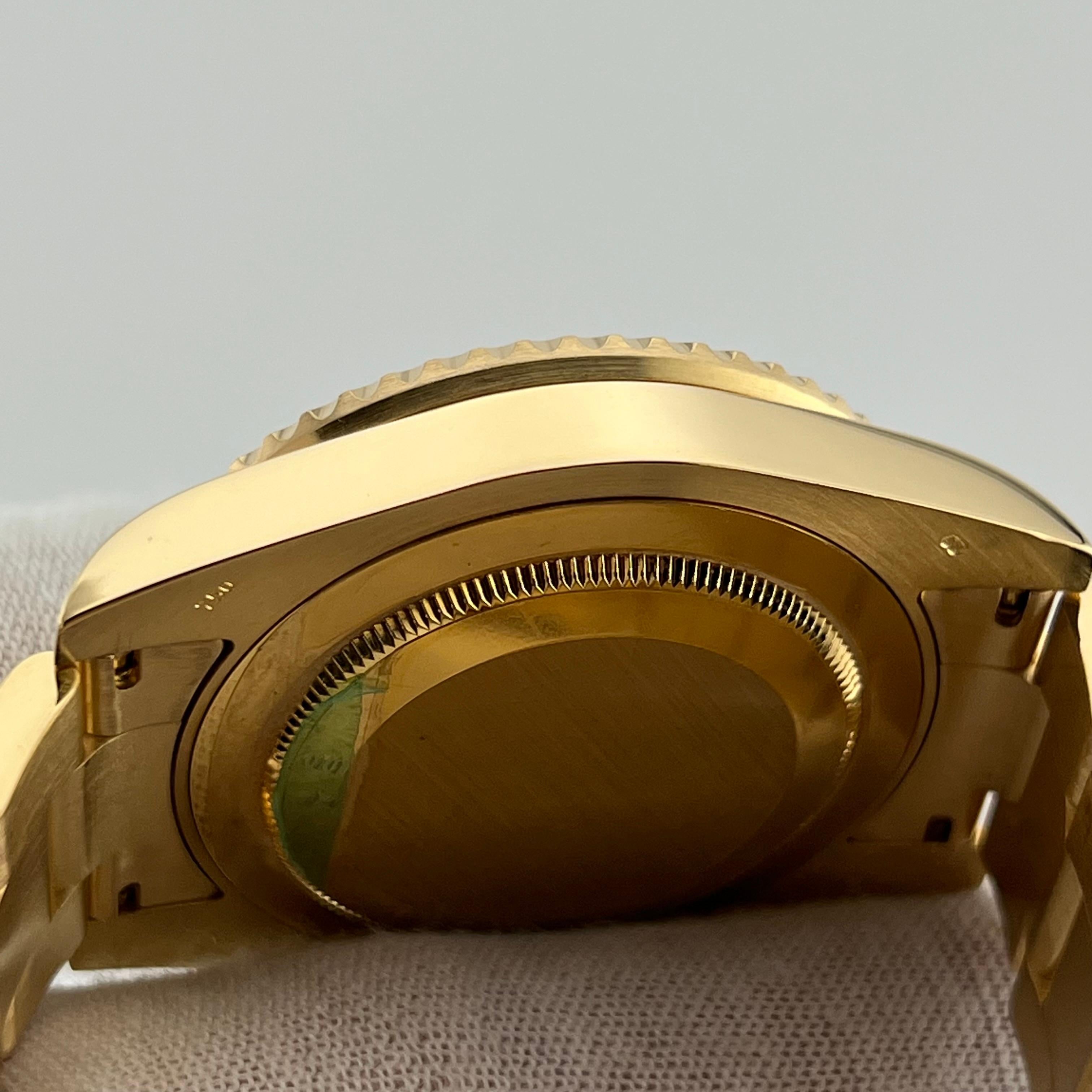 Rolex GMT Master II 116718 18K Yellow Gold Black Ceramic Box 40mm For Sale 2