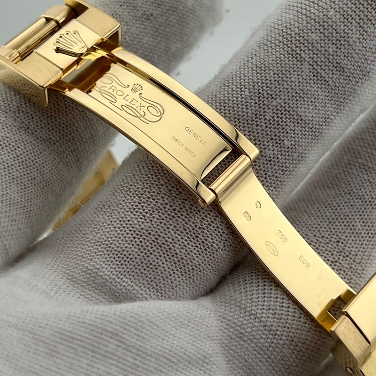 Rolex GMT Master II 116718 Oro giallo 18 carati Scatola in