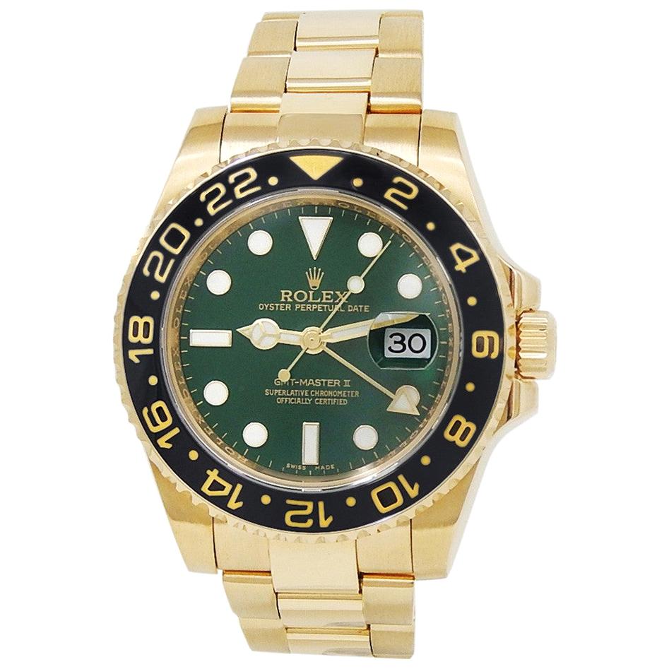 rolex gmt master green dial