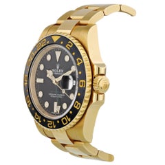 Rolex GMT-Master II 116718 Yellow Gold Box Papers
