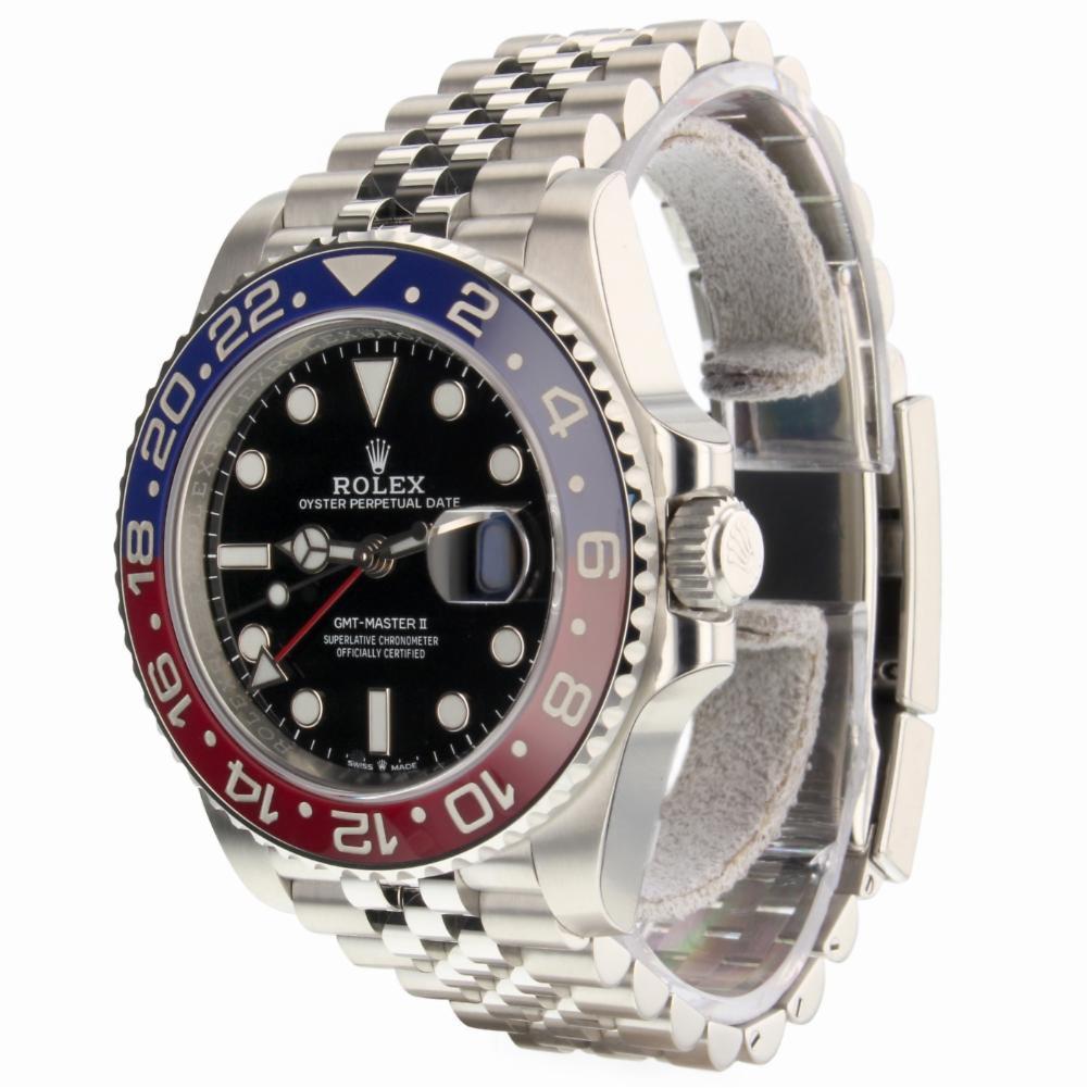 Contemporary Rolex GMT Master II 126710, Black Dial, Certified and Warranty