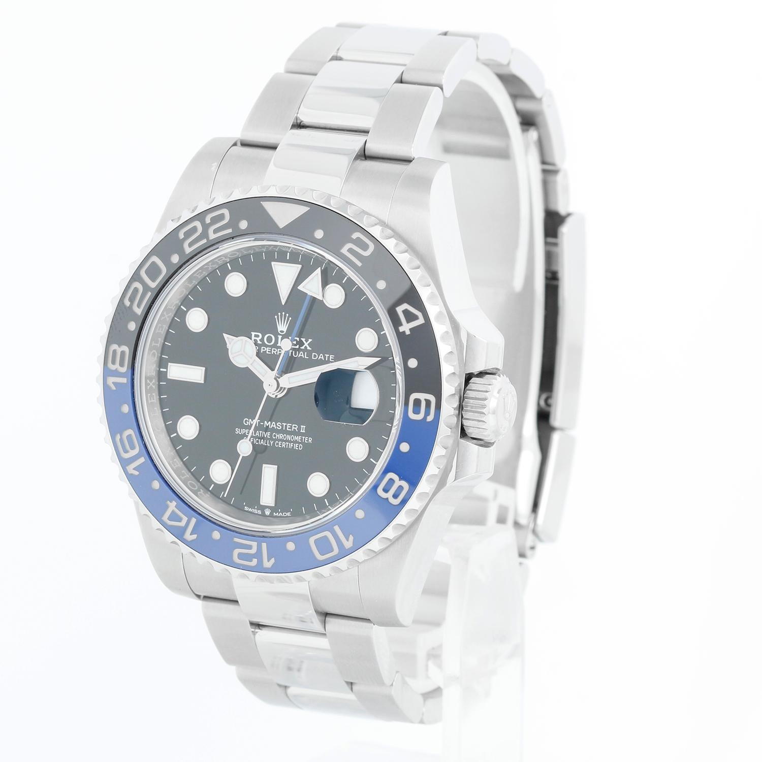 Rolex GMT - Master II 126710 BLNR Stainless Steel Men's Watch 