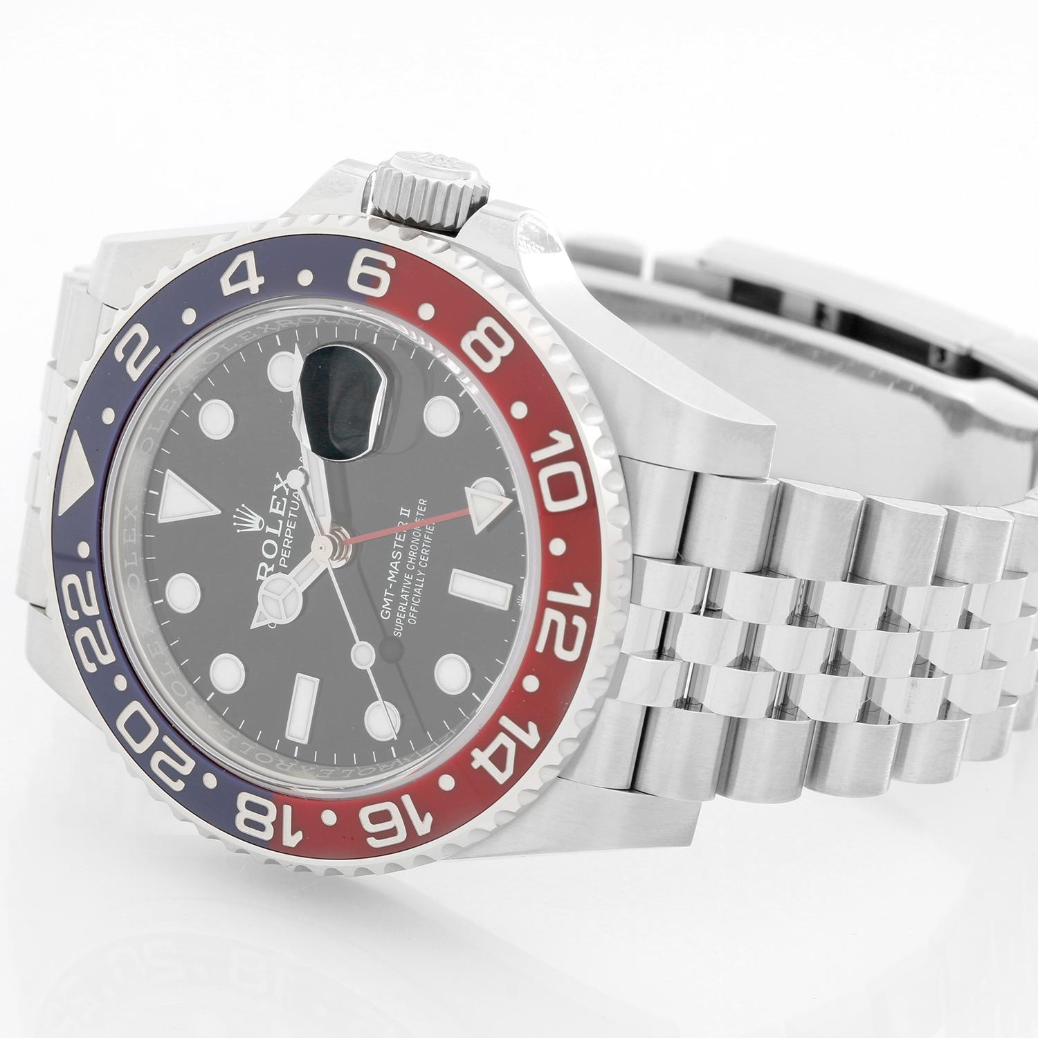 Rolex GMT - Master II 126710 BLRO Stainless Steel Men's Watch 