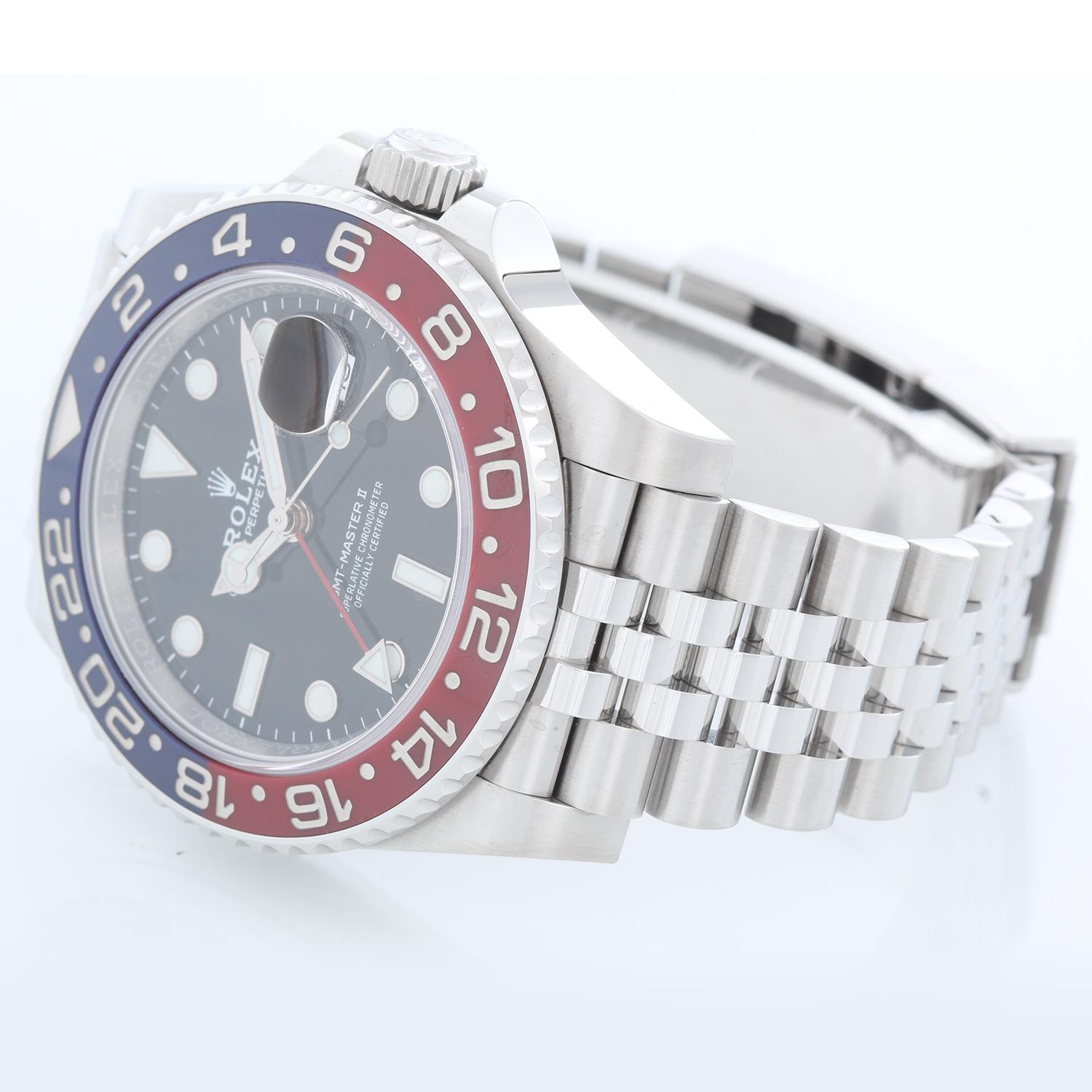 Rolex GMT - Master II 126710 BLRO Stainless Steel Men's Watch 