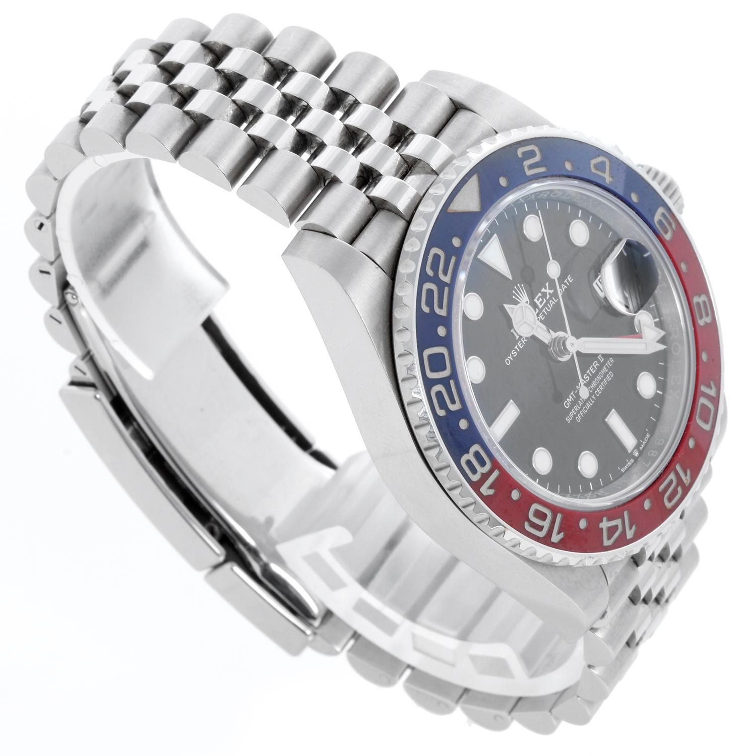 Rolex GMT - Master II 126710 BLRO Stainless Steel Men's Watch 