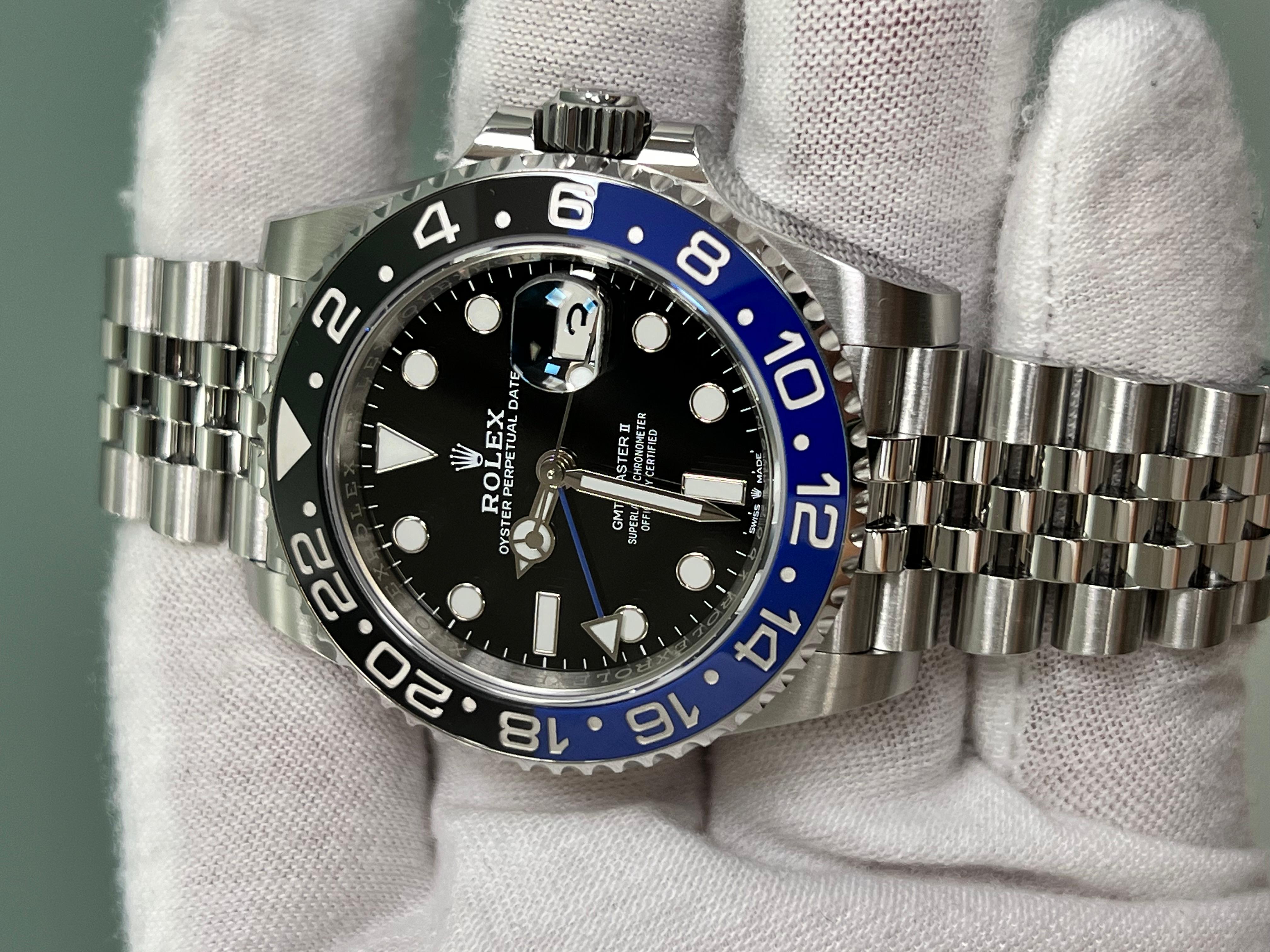 Rolex GMT Master II 126710BLNR Batgirl Jubilee Black Blue Steel Box Paper 2021 7