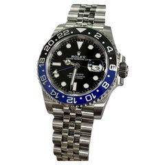 Rolex GMT Master II 126710BLNR Batgirl Jubilee Black Blue Steel Box Paper 2021