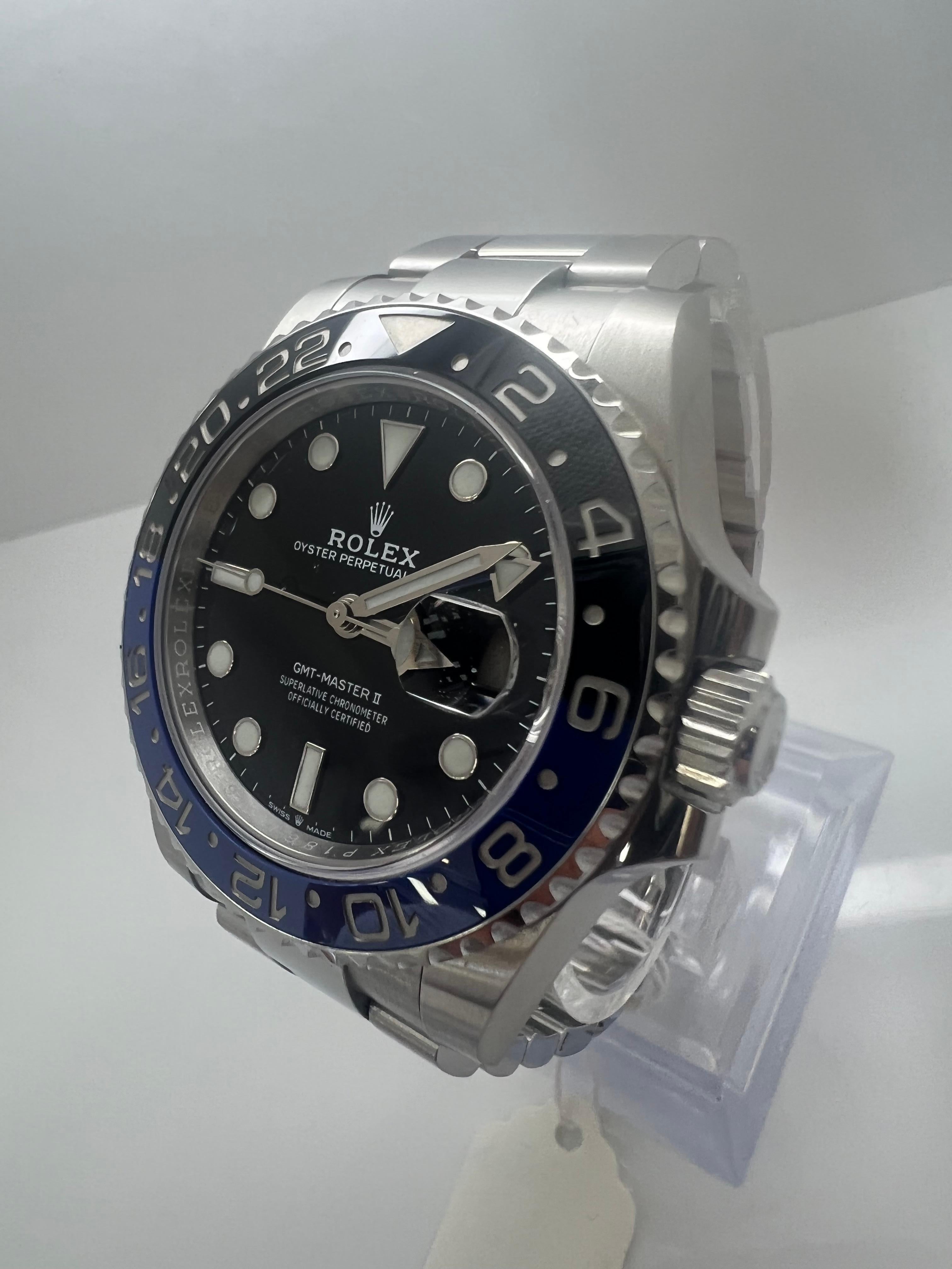 Rolex Gmt Master II 126710BLNR Batman Ceramic Men's Watch

brand new box papers

circa 2022

all original

free overnight insured shipping signature confirmation

shop with confidence
