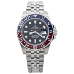 Used Rolex GMT-Master II 126710BLRO Mark 1 Pepsi Ceramic Mens Watch 2020 Card