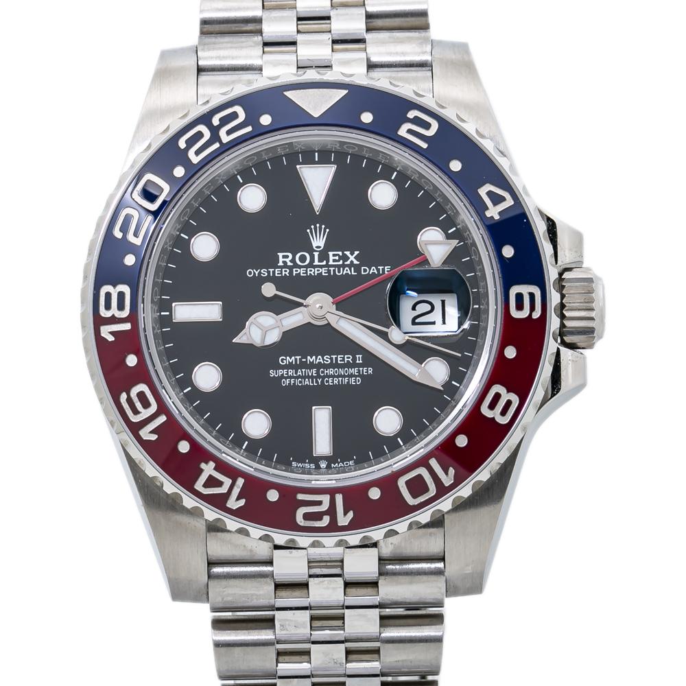 Rolex GMT-Master II 126710BLRO Mark 1 Pepsi Keramik Herrenuhr 40mm 2020 Karte