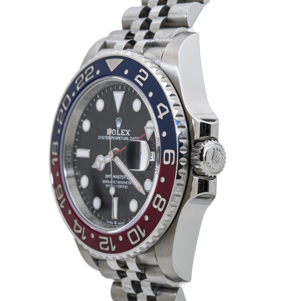 Rolex GMT-Master II 126710BLRO Mark 1 Pepsi Keramik Herrenuhr 2020 Kartenetui (Zeitgenössisch) im Angebot