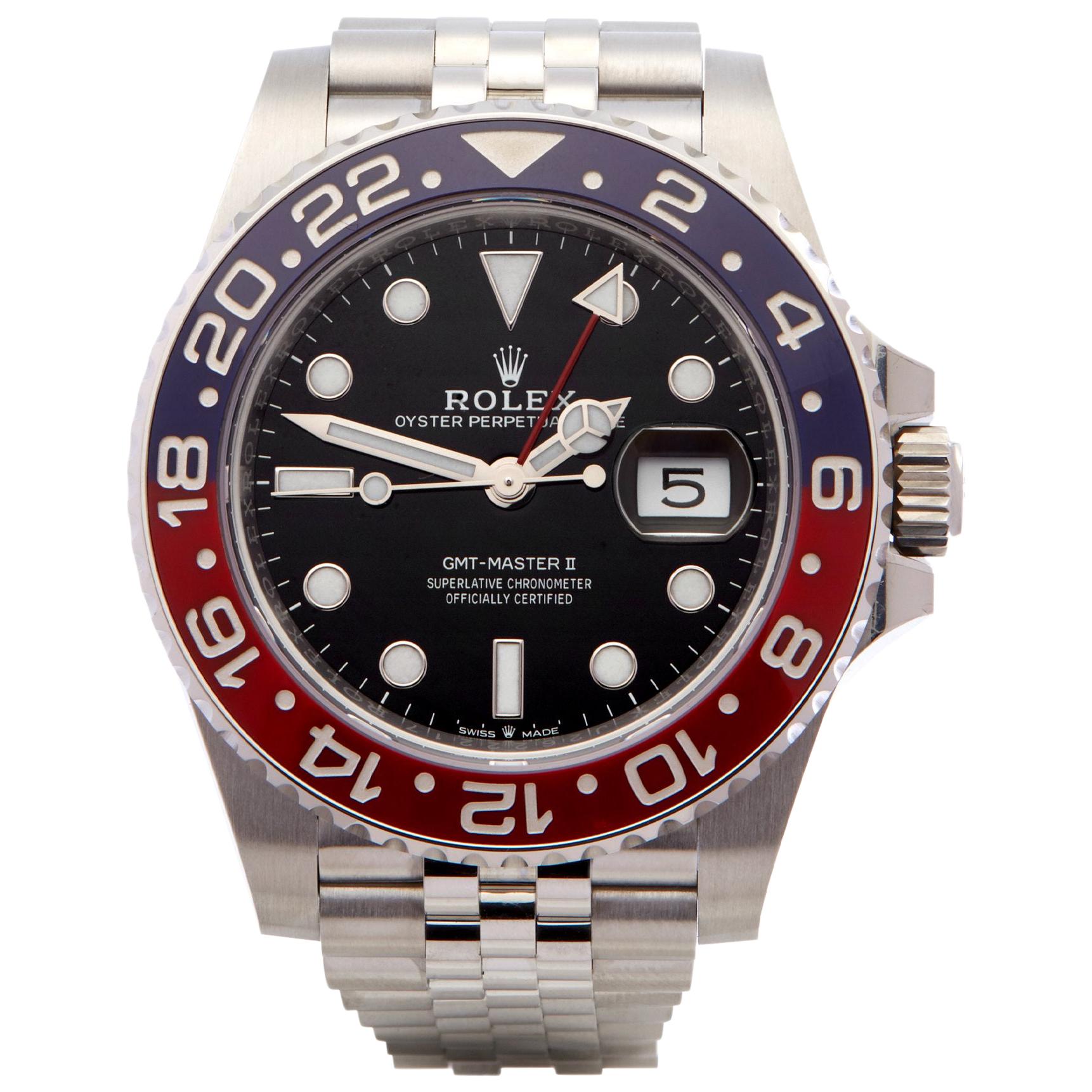 Rolex GMT-Master II 126710BLRO Men's Stainless Steel Watch