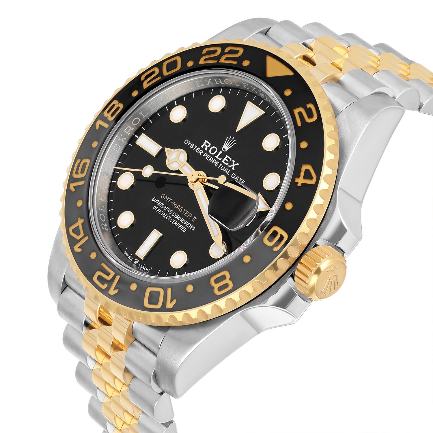 Rolex GMT-Master II 126713GRNR Bumblebee Gold and Stainless Steel Jubilee For Sale 1