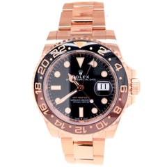 Rolex GMT-Master II 126715 Rootbeer 18k Everose Gold Ceramic Vintage Bezel Watch