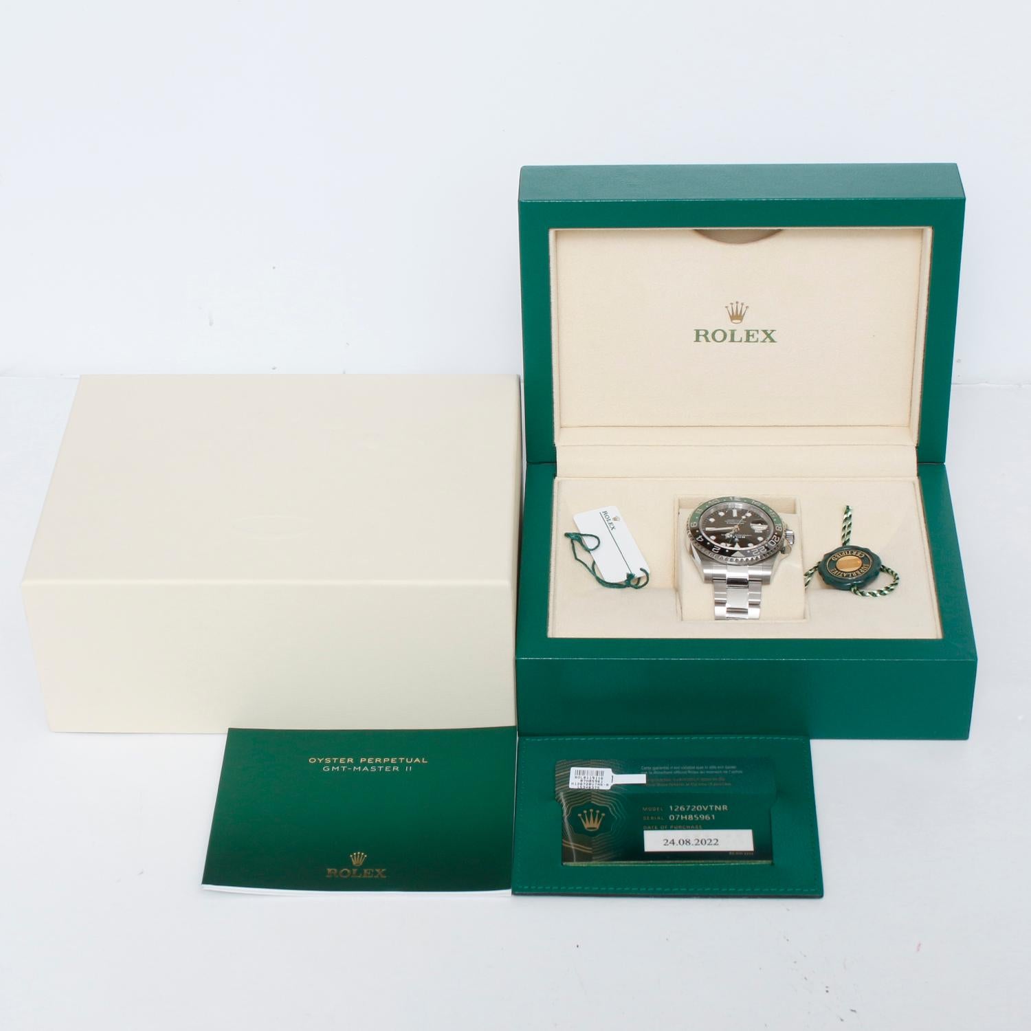 Rolex GMT-Master II 126720 Stainless Steel Men's Watch 