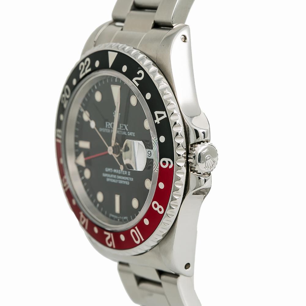 Rolex GMT Master II 16710, Black Dial, Certified and Warranty 1