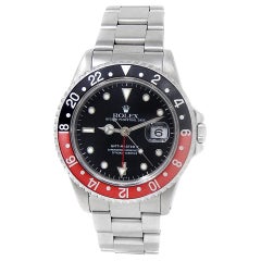 Retro Rolex GMT Master II 16710, Black Dial, Certified and Warranty