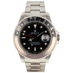 Retro Rolex GMT Master II 16710, Black Dial, Certified and Warranty