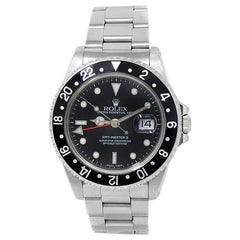 Rolex GMT Master II 16710, Black Dial, Certified and Warranty