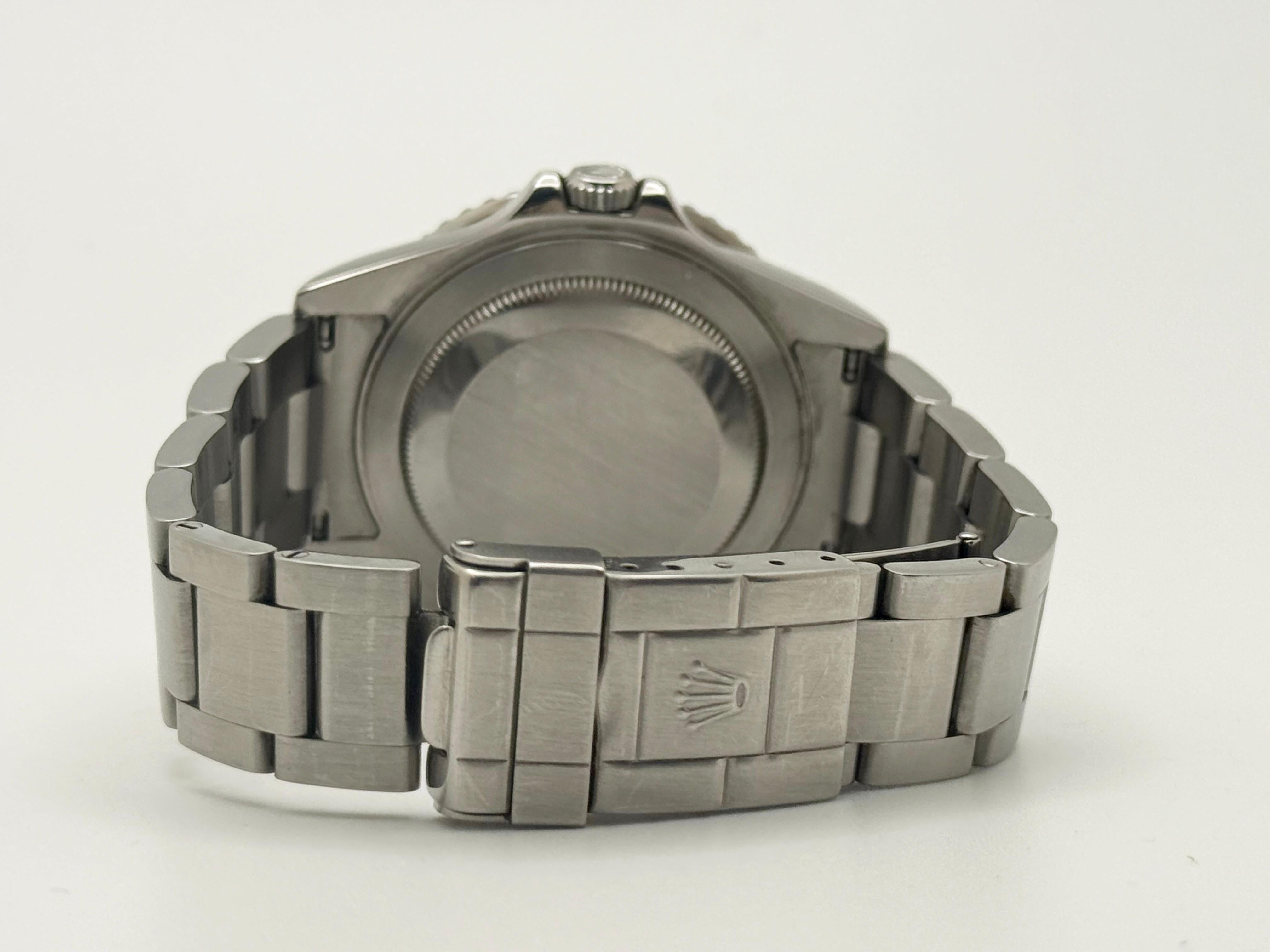 Rolex GMT-Master II 16710 Black Stainless Steel Box Paper 40mm 2006 For Sale 4