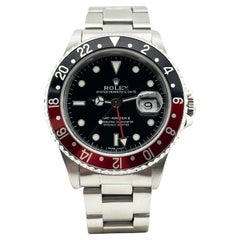 Rolex GMT Master II 16710 Coke Lünette Rot und Schwarz Edelstahl 40mm