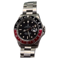 Rolex GMT Master II 16710 Coke rot und schwarz Lünette 40mm Stahl-Box Papier