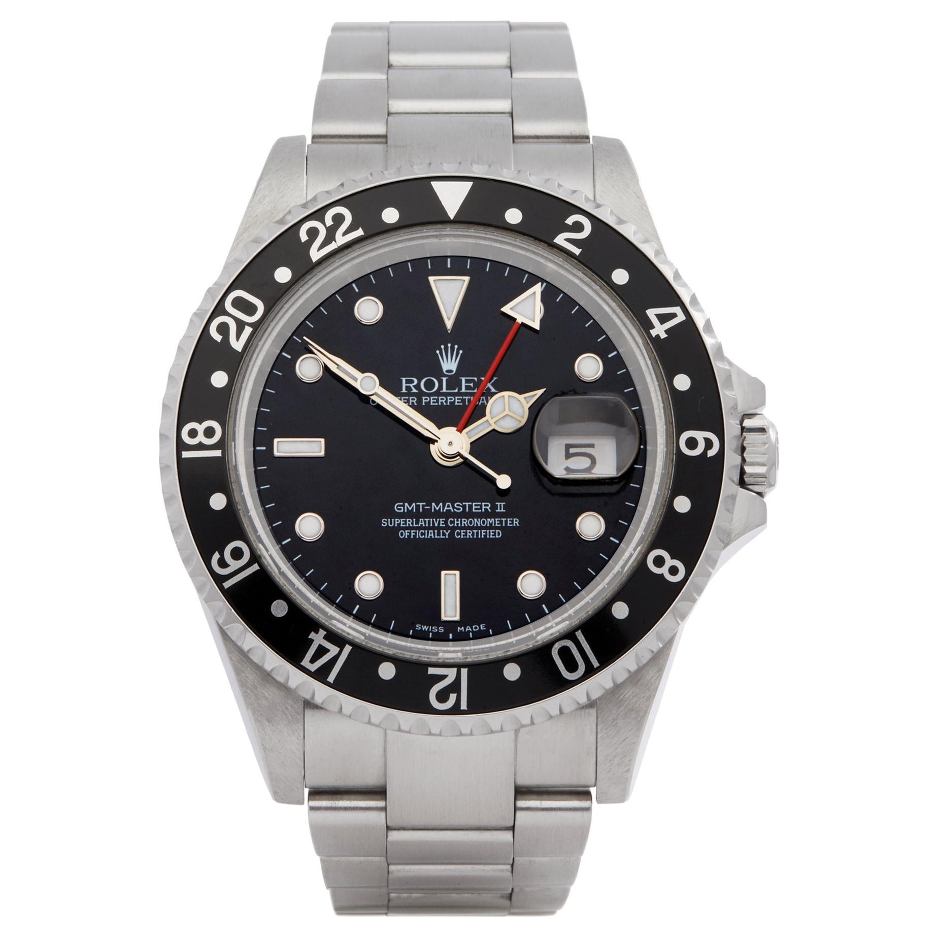 Rolex GMT-Master II 16710 Men's Stainless Steel Watch