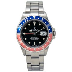 Rolex GMT-Master II 16710T Pepsi Men's Automatic Watch Stainless Black Dial