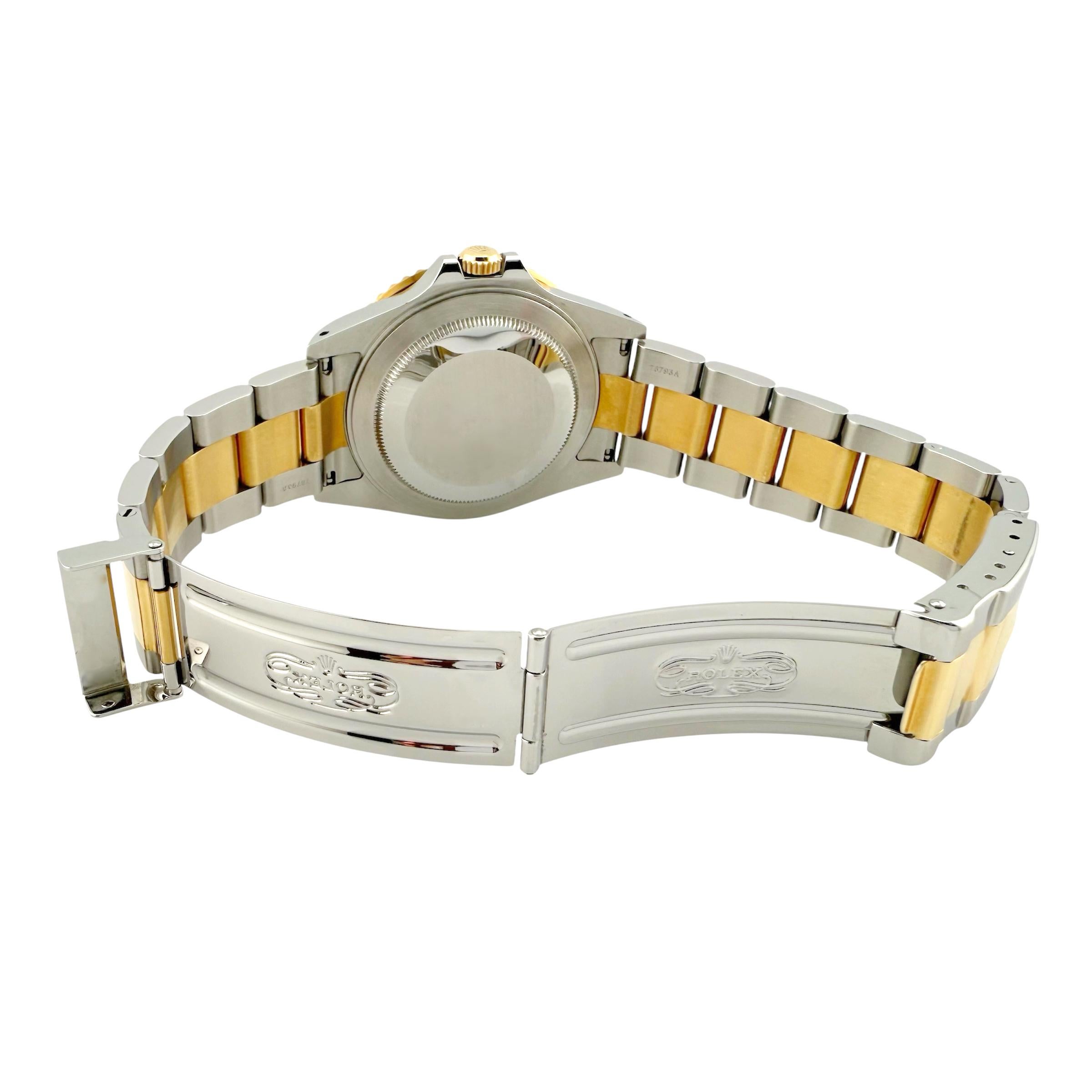 Rolex GMT Master II 16713 Root Beer Or jaune 18K Acier inoxydable Boîte Papier Pour hommes en vente