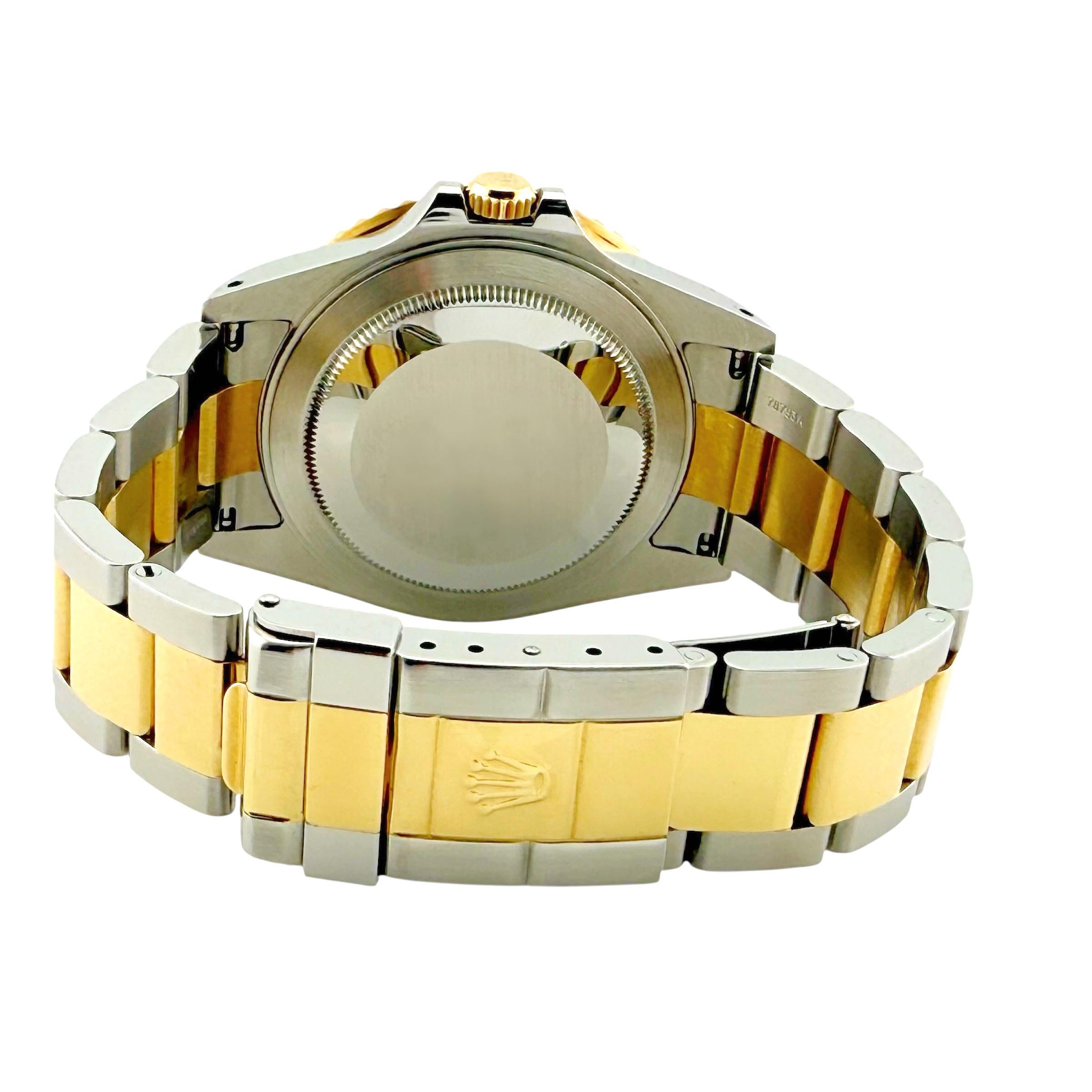 Rolex GMT Master II 16713 Root Beer Or jaune 18K Acier inoxydable Boîte Papier en vente 2