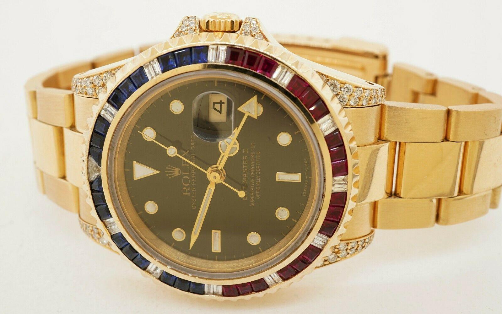 rolex gmt ruby sapphire