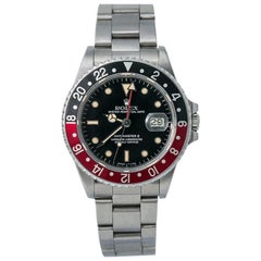 Rolex GMT Master II 16760, Black Dial, Certified and Warranty