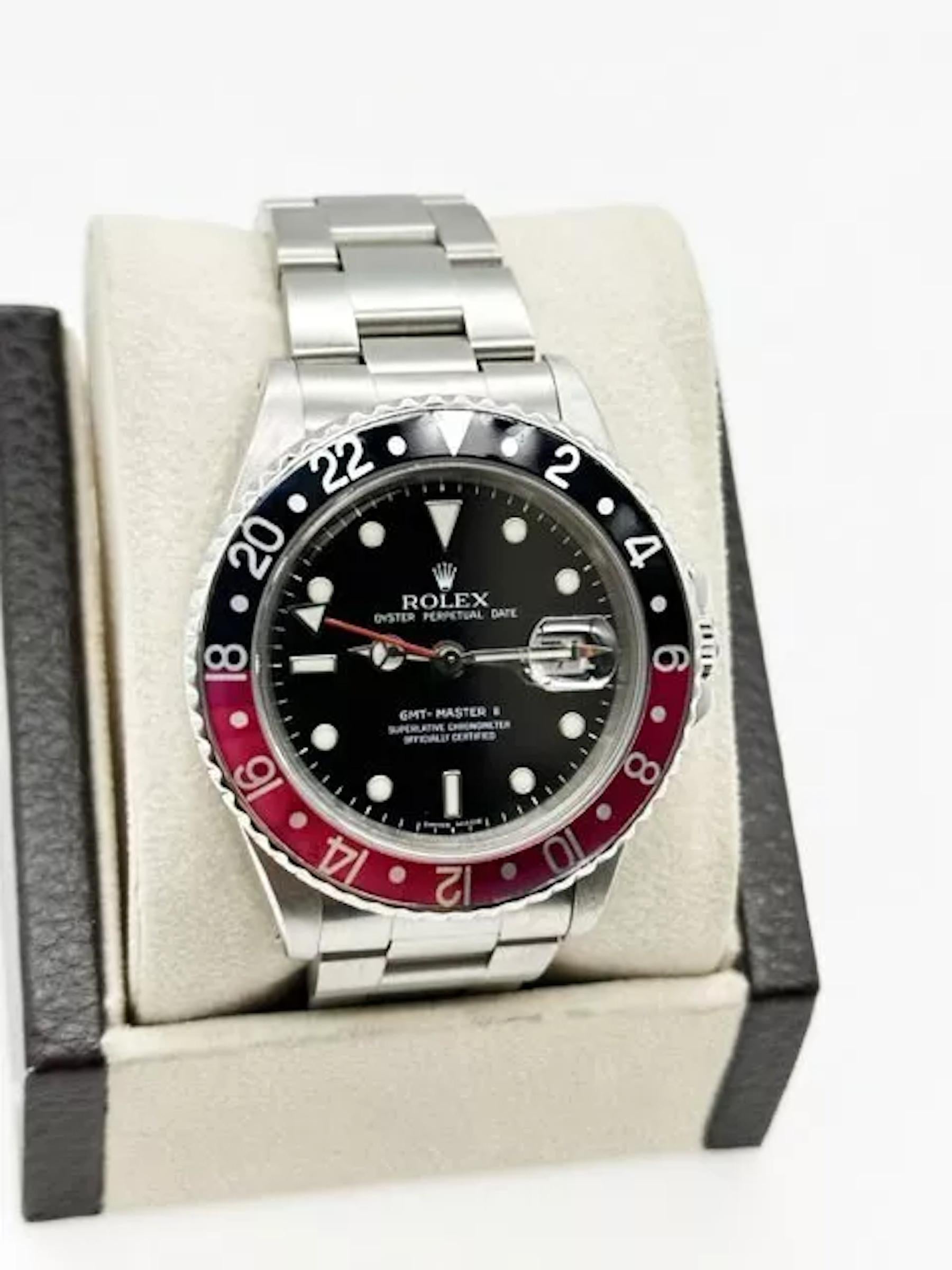 Stil Nummer: 16760
Seriennummer: 9634***
Jahr: 1987
Modell: GMT Master II 