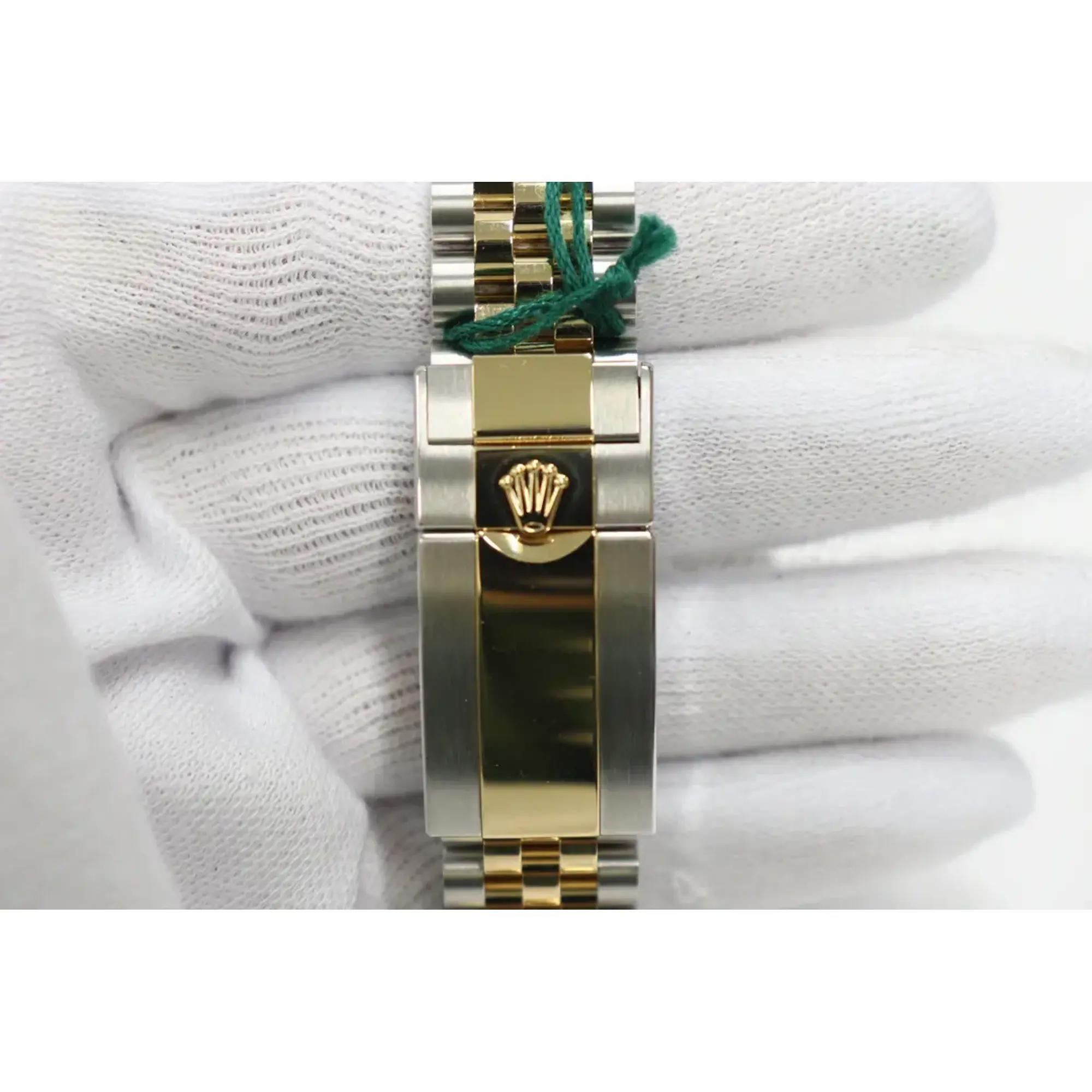 Men's Rolex GMT-Master II 18K Yellow Gold Steel Jubilee Automatic Watch 126713GRNR For Sale