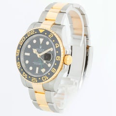 Montre Rolex GMT-Master II 2-Tone pour hommes 116713 avec aiguille GMT verte