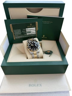 Rolex GMT-Master II 40mm Acciaio Oro Giallo Lunetta in Ceramica Bicolore 116713LN