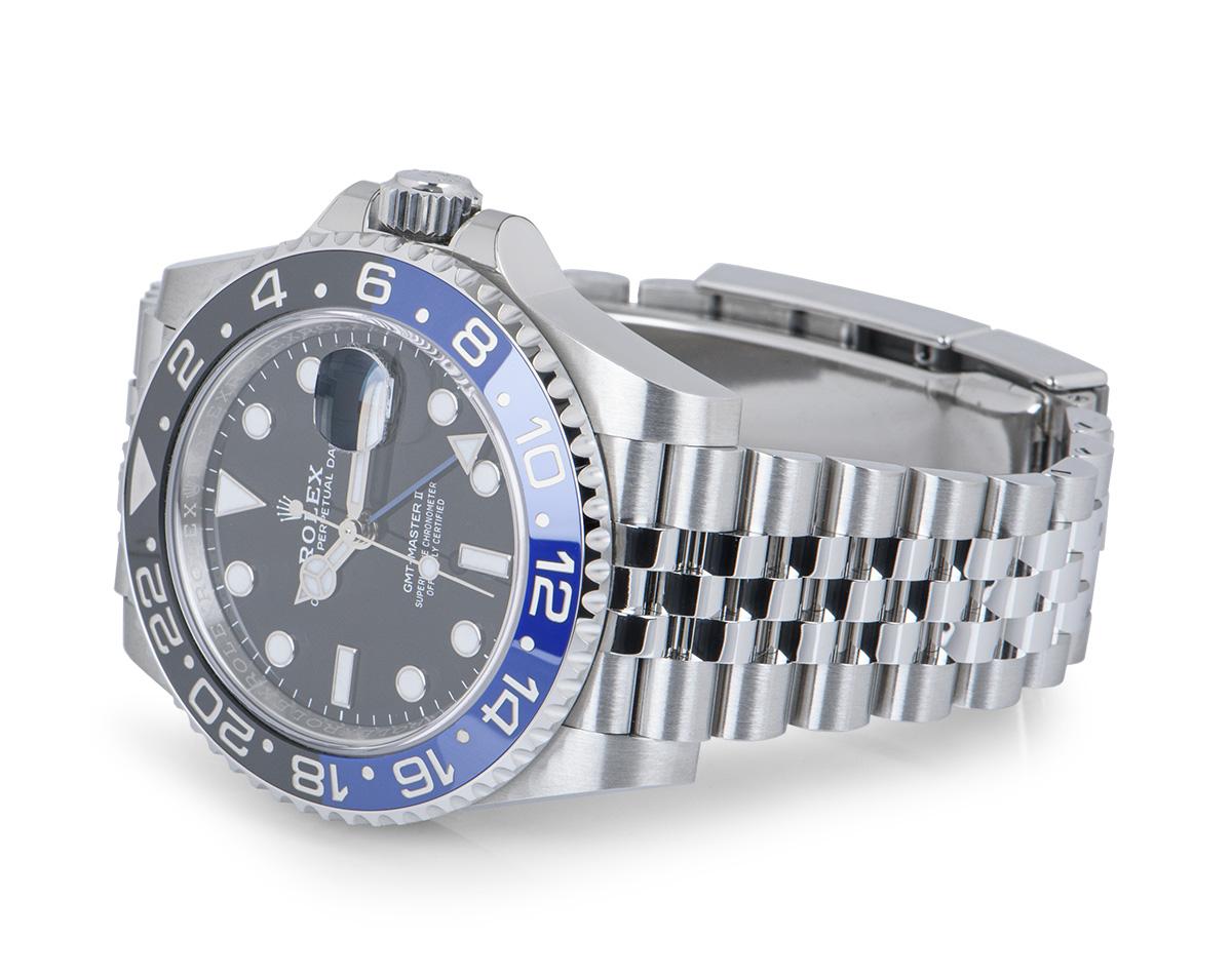 Rolex GMT-Master II Batgirl 126710BLNR In New Condition For Sale In London, GB