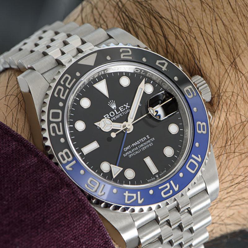 Rolex GMT-Master II Batgirl 126710BLNR en vente 4