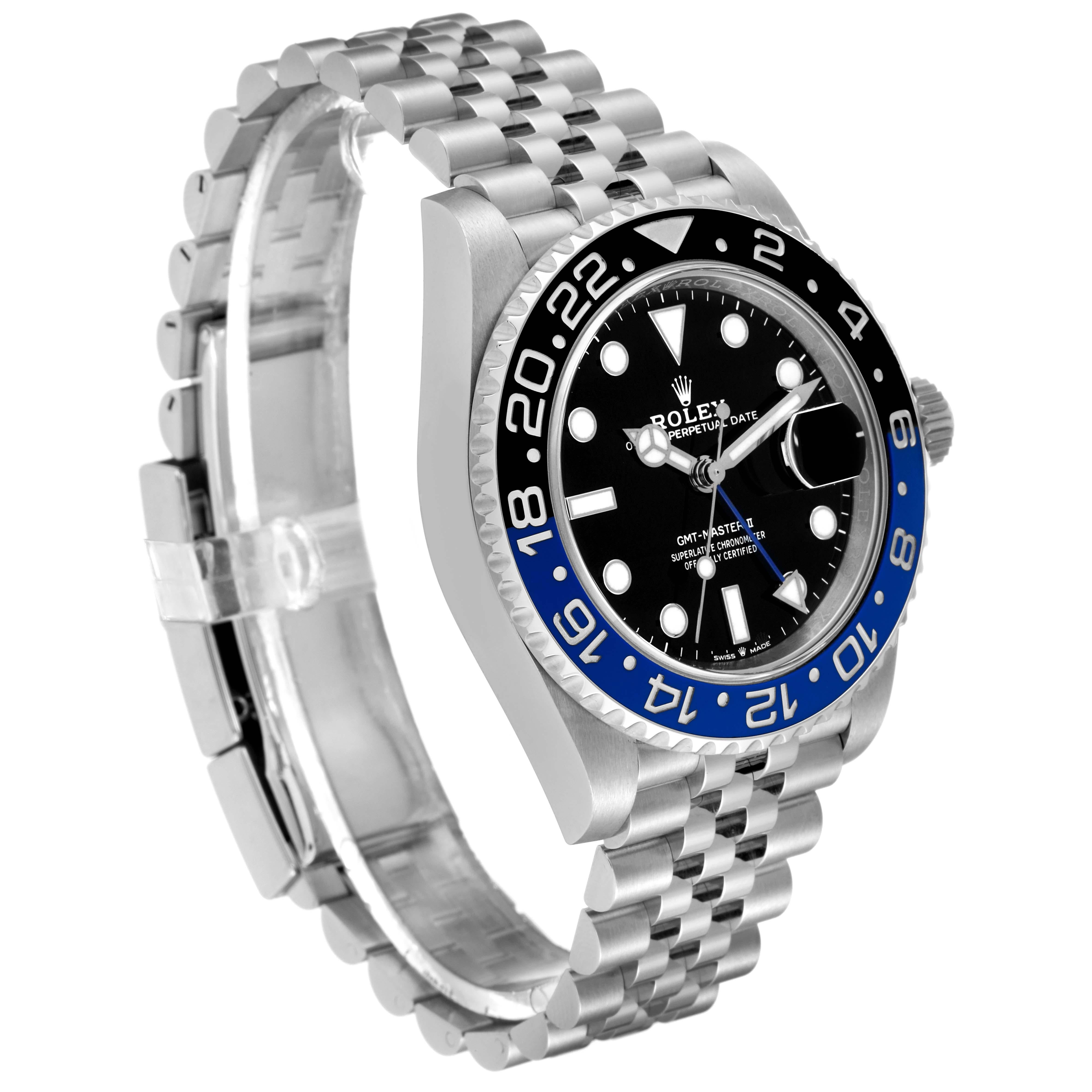 black and blue rolex gmt