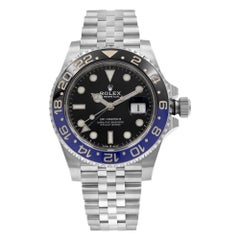 Rolex GMT-Master II Batgirl Ceramic Steel Jubilee Bracelet Mens Watch 126710BLNR