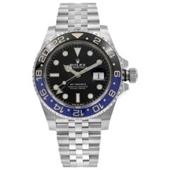 Used Rolex GMT-Master II Batgirl Ceramic Steel Jubilee Bracelet Watch 126710BLNR
