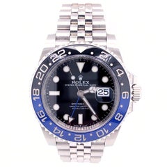 Rolex GMT Master II Batman 2019 Steel Automatic Black Dial Men Watch 126710BLNR