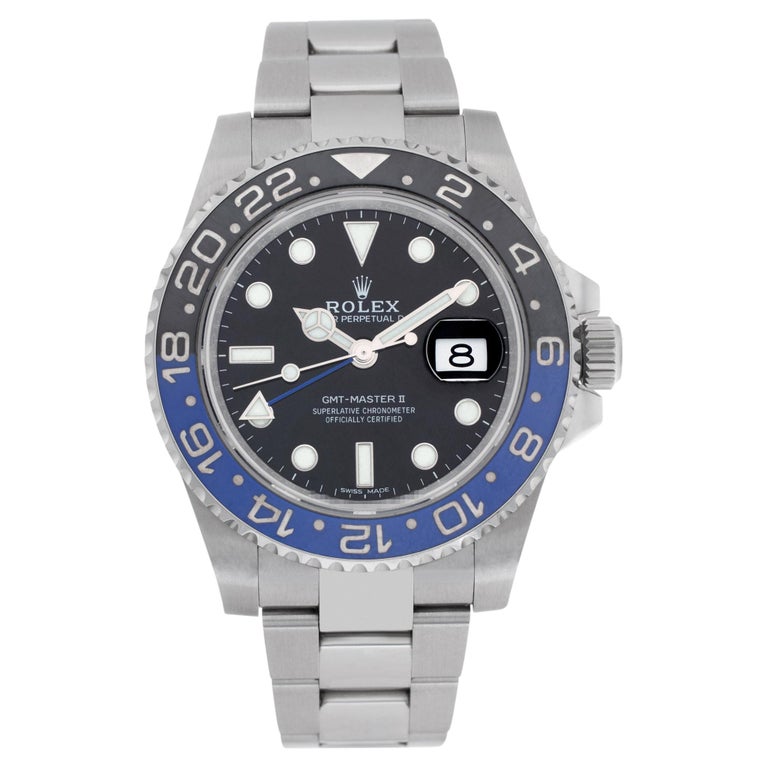 Gmt Master Ii - 70 For Sale on 1stDibs | how much rolex gmt master ii, rolex  gmt master ii blue black, gmt batman