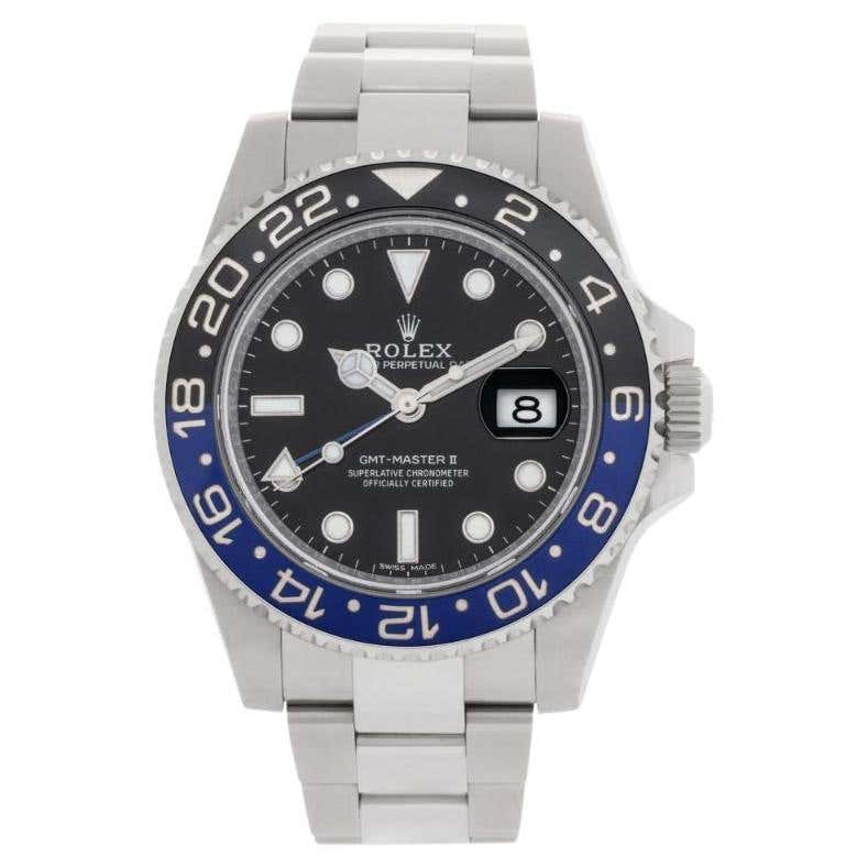 Rolex GMT Master II Batman "Batman" 40mm 116710 For Sale at 1stDibs