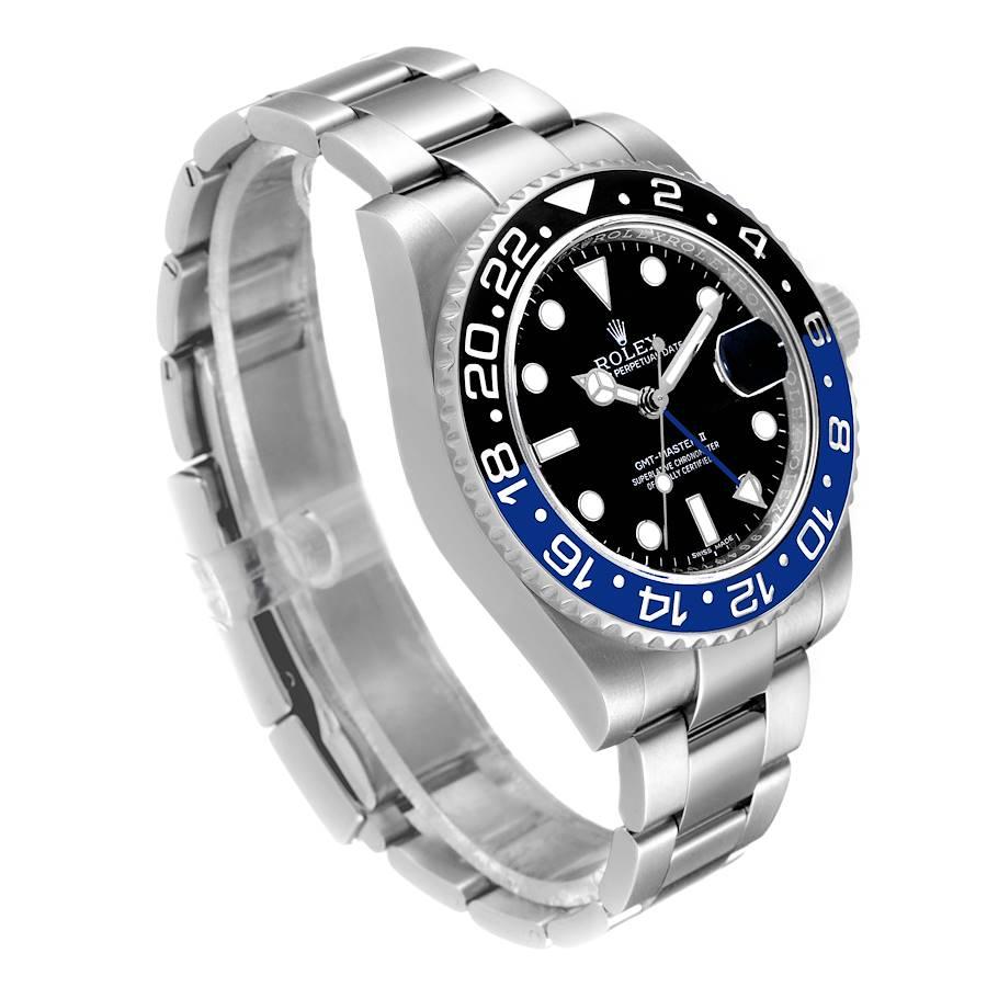 Rolex GMT Master II Batman Blue Black 