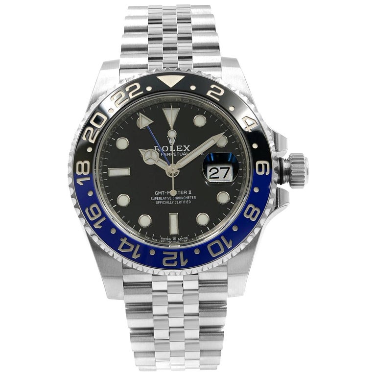 Rolex GMT-Master II Batman Ceramic Steel Jubilee Bracelet 2019 Watch  126710BLNR at 1stDibs