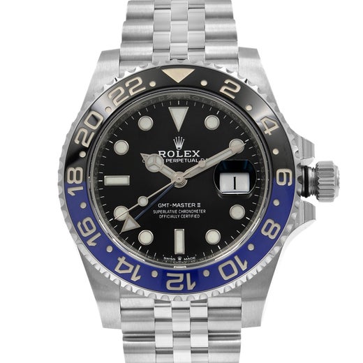 Rolex Gmt Master Ii Batman Ceramic Steel Jubilee Bracelet Watch 126710blnr For Sale At 1stdibs
