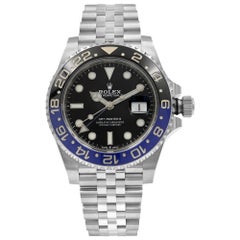 Montre Rolex GMT-Master II Batman en céramique avec bracelet en acier jubilé 126710BLNR