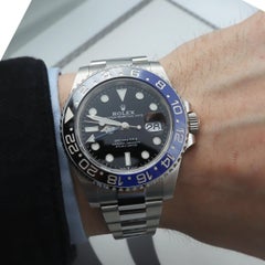 New Rolex GMT-Master II Batman Oyster Steel Ceramic Automatic Watch 126710BLNR